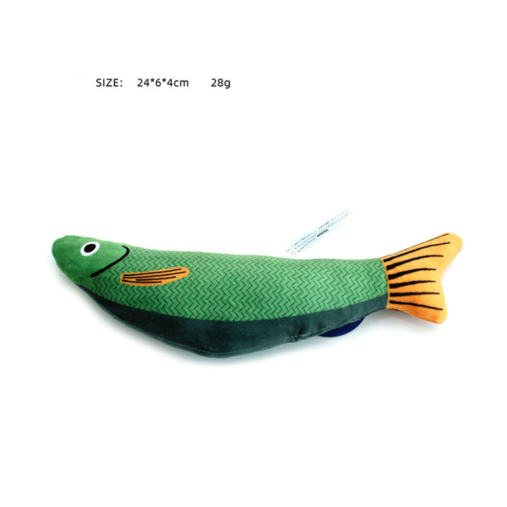 Cat Crinkle Fish Toy with Catnip – Interactive Toy for Indoor Cats