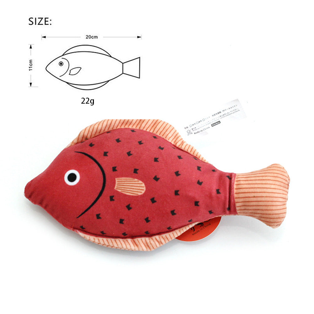 Cat Crinkle Fish Toy with Catnip – Interactive Toy for Indoor Cats