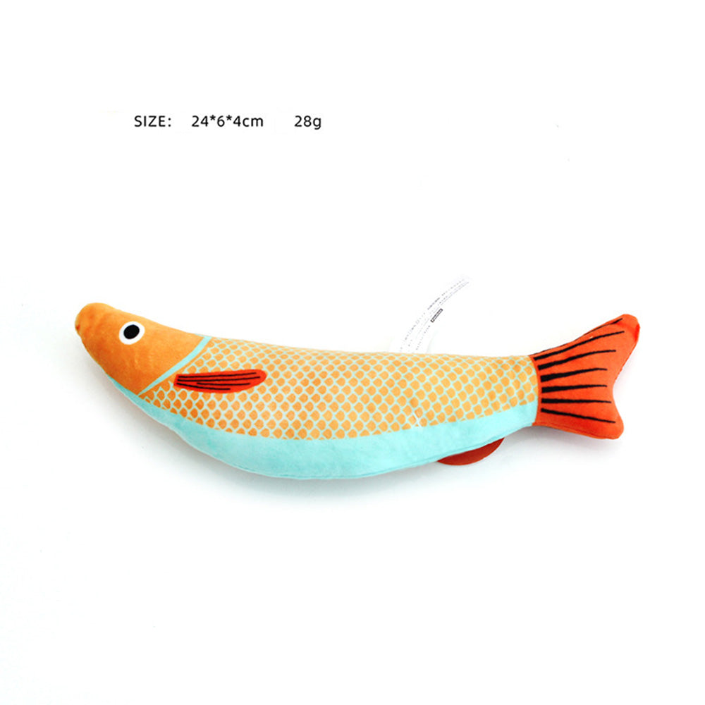 Cat Crinkle Fish Toy with Catnip – Interactive Toy for Indoor Cats