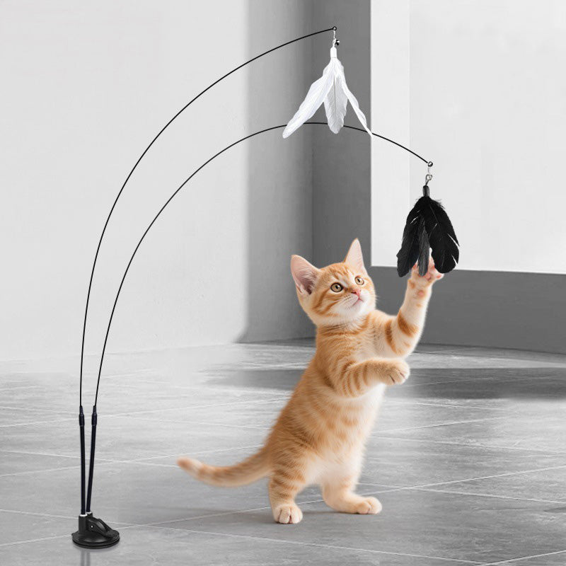 cat toy bird wand