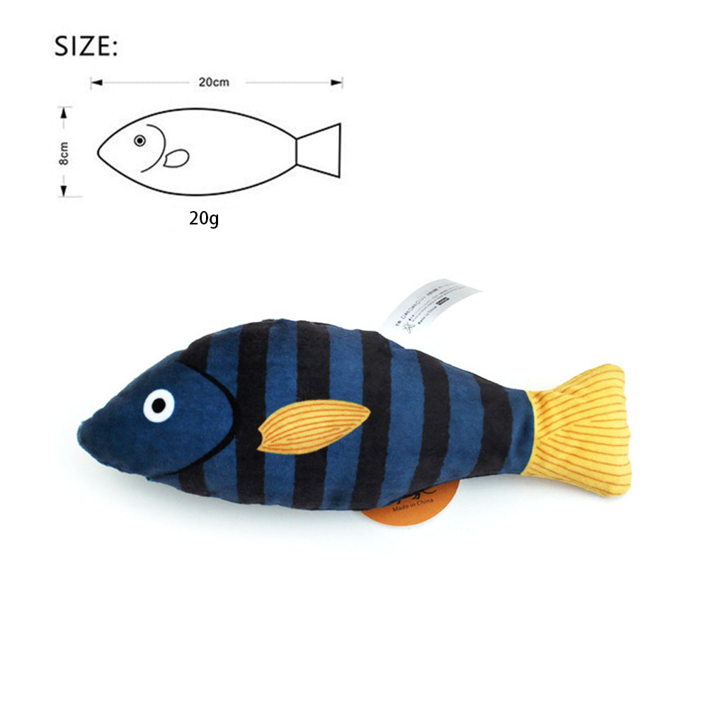 Cat Crinkle Fish Toy with Catnip – Interactive Toy for Indoor Cats