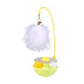 Interactive Cat Tumbler Toy with Feather and Bell – Self-Play Cat Toy with Balls and Catnip